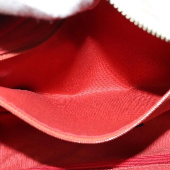 BURBERRY Nova Check Blue Label Shoulder Bag Canvas Beige Silver Auth 118746 - Picture 12 of 16